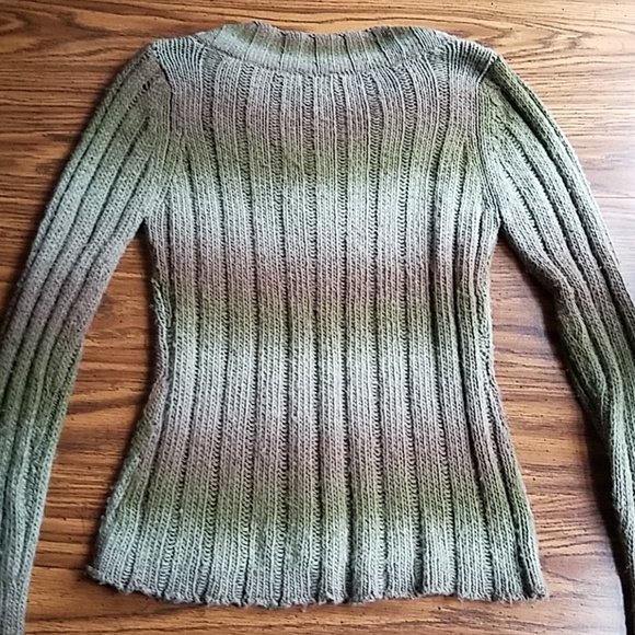 Vintage Y2K Arizona Ombre V-Neck Sweater Size XL - Picture 5 of 6